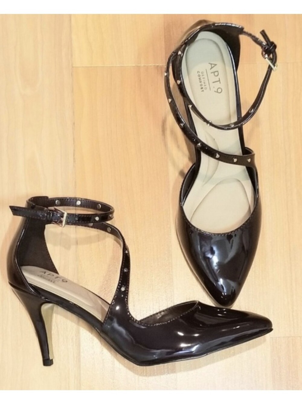 APT 9 Frittata Heels - Wine Color